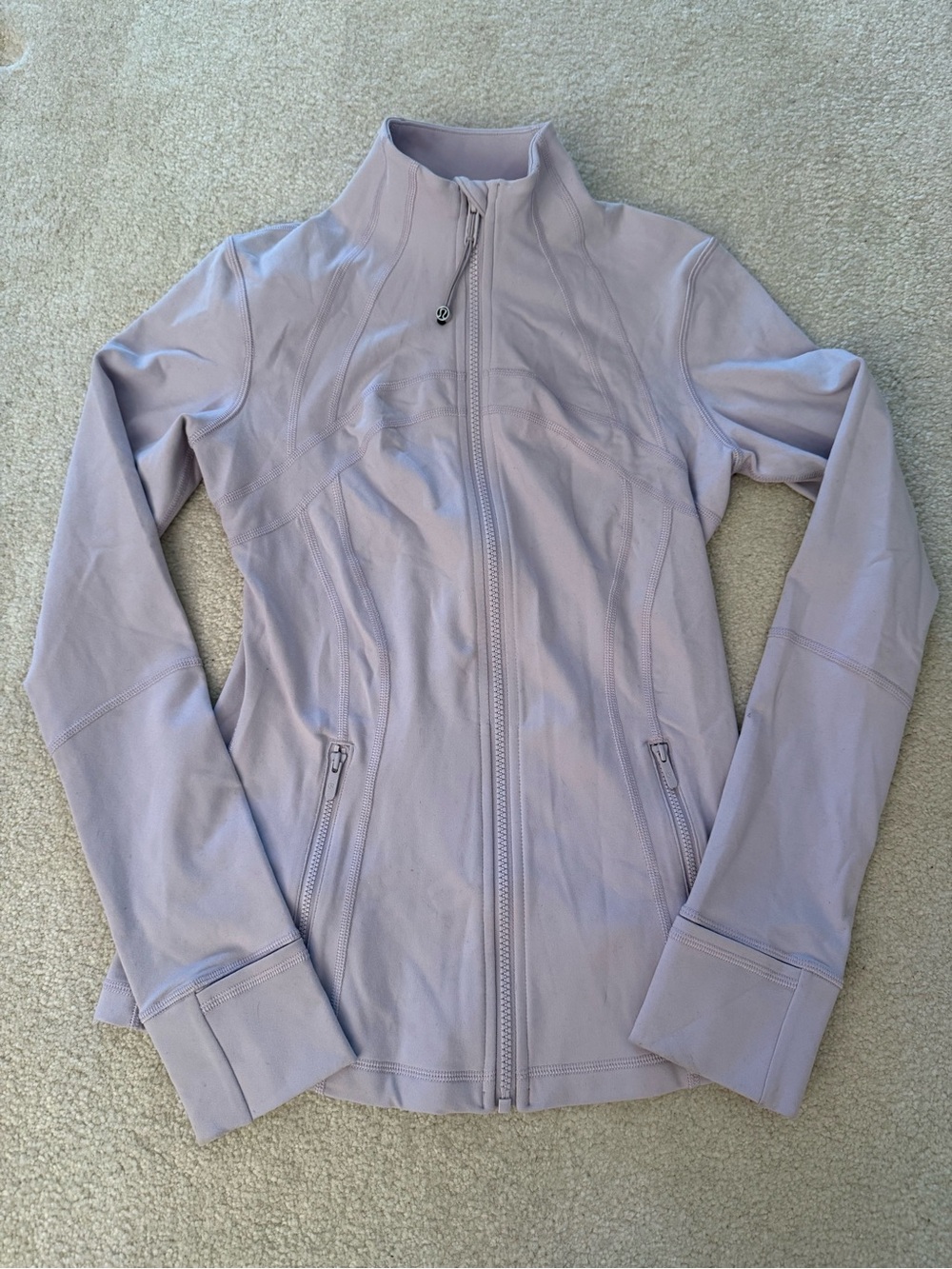 lululemon Define Jacket Lavender Purple Zip-Up Tailored Slim Fit Sz 6